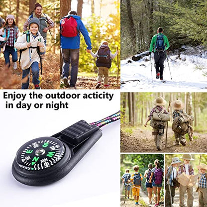 10/25/50/100 Pack Compass for Kids Mini Compasses Bulk Kids Toy Compass for Party Favor/Hiking/Scout Classroom Learning Directions - color: 50PCS Black