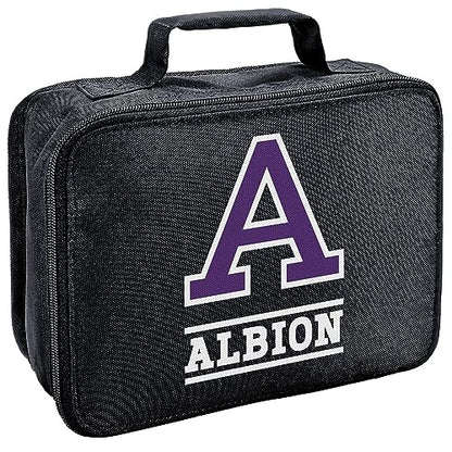 Albion College Primary Logo Lunch Bag For School Office Work, BPA Free - color: Albion College