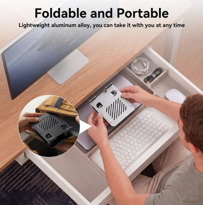 K&ZZ Tablet Stand, Rotatable Adjustable Tablet Holder for 4-13" Desk Accessories Tablet Stands for iPad/iPhone/Switch/Kindle - color: 01-Silver