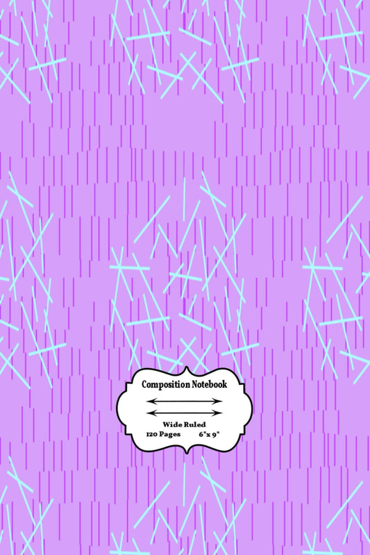 Wide Ruled School Subject Composition Notebook 120 Multi Color Line Pattern: Blank Lined Pages elementary school lined notebook Notebook For School College Notebook For High School Students