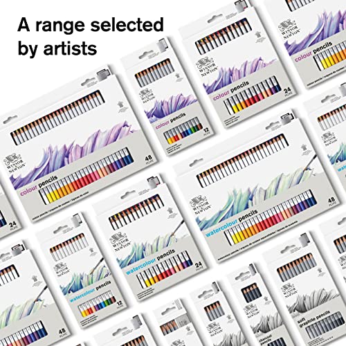 Winsor & Newton Studio Collection 아티스트 연필, 흑연 연필, 6개 세트 - style: 흑연 연필 6개