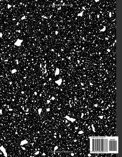 College Ruled Composition Notebook: Lined Paper Composition Book for Journal, College, Office, Work | 8.5 x 11 Note Book | 100 Pages | Black