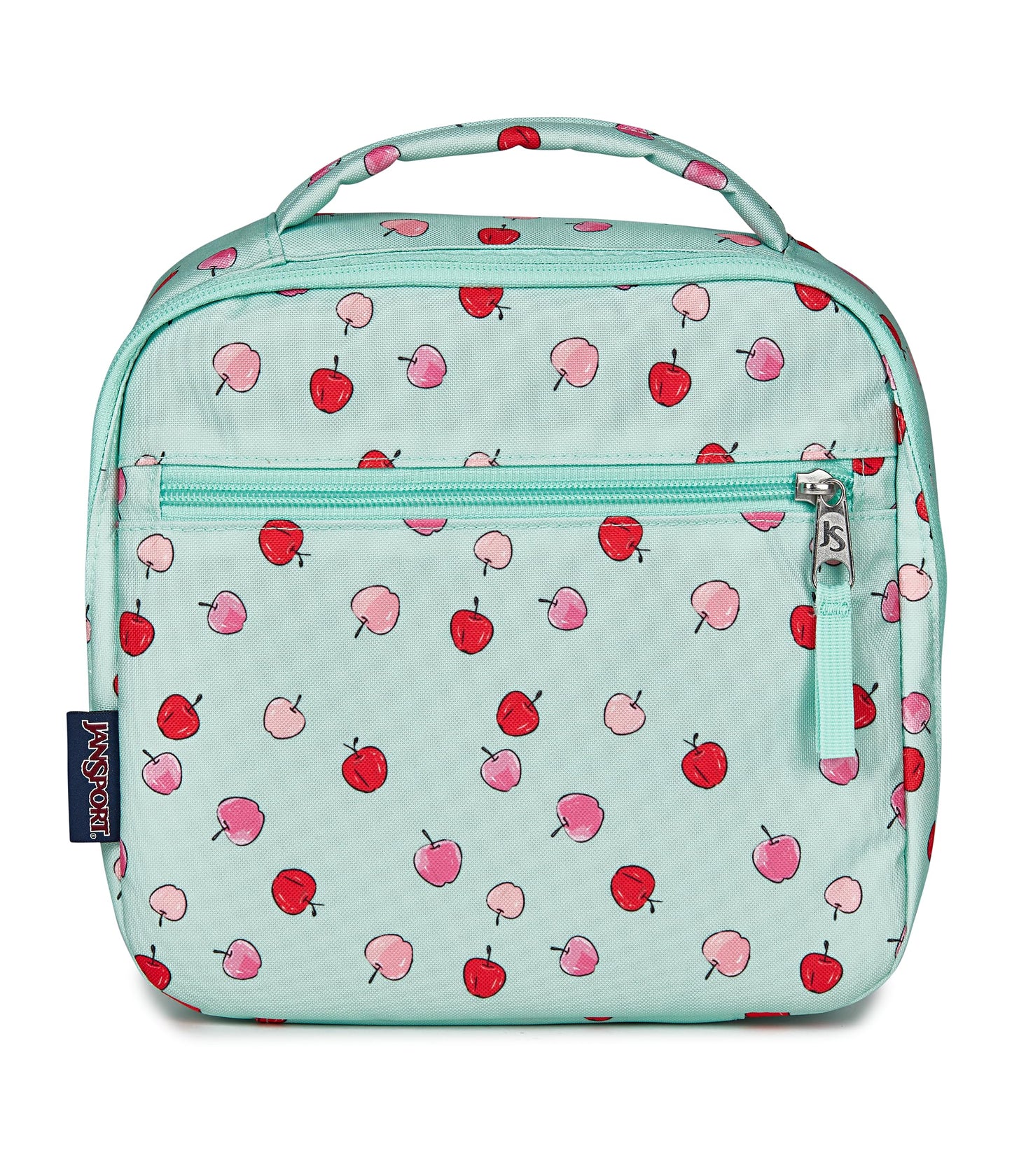 JanSport Lunch Break Insulated Cooler Bag - Leakproof Picnic Tote, Apple Orchard - color: Apple Orchard Magic Mint/Pink/Red